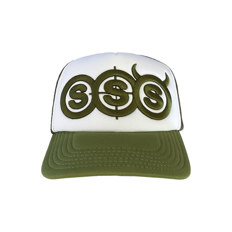 "SSS" Green cap