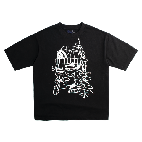 "sisaso"black tee