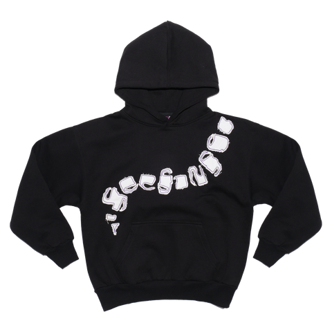 "skullsnake" black hoodie